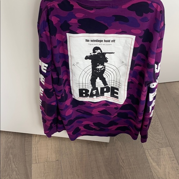 A Bathing Ape Longsleeve T Shirt ($185+ value) - Picture 6 of 6